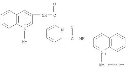 Quinolinium, 3,3'-[2,6-pyridinediylbis(carbonylimino)]bis[1-methyl-